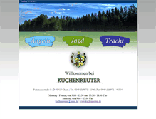 Tablet Screenshot of kuchenreuter.de